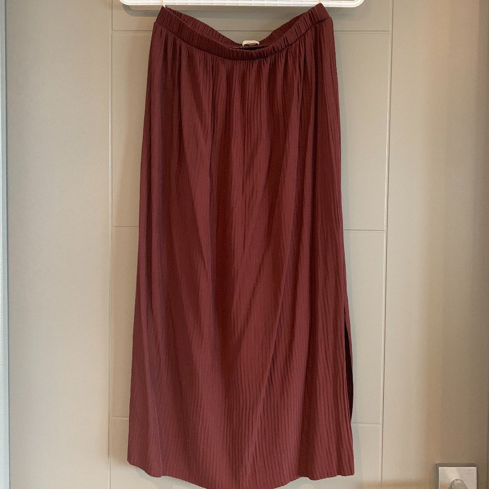 Wilfred Midi Pleated Skirt